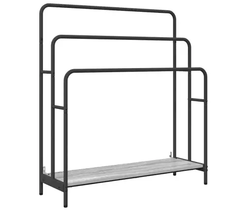 Auduma Statīvs Pelēka Sonomas Ozola 90 X 30 X 100.5 Cm Vidaxl