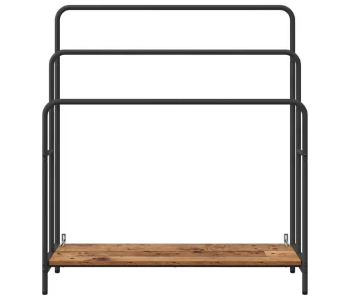 Riidepuu Riiuliga Vana Puit 90 X 30 X 100,5 Cm Tehispuit