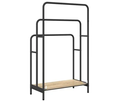 Auduma Statīvs Ar Plauktu Sonomas Ozola 60 X 30 X 100.5 Cm Vidaxl