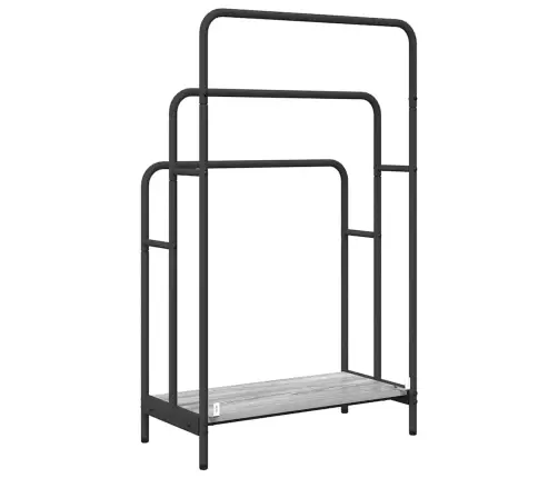 Auduma Statīvs Pelēka Sonomas Ozola 60 X 30 X 100.5 Cm Vidaxl