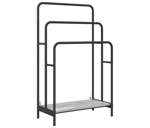 Auduma Statīvs Pelēka Sonomas Ozola 60 X 30 X 100.5 Cm Vidaxl