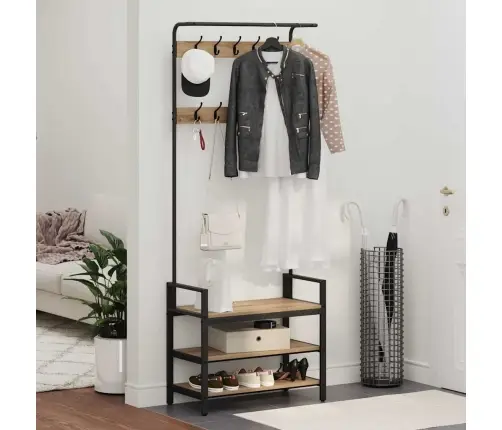 Paltas Kita Artisano Ąžuolo 75 X 34 X 184 Cm Apdirbta Mediena