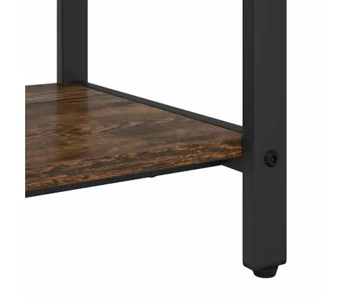 Pakaramais Ar Plauktu Dūmakaina Ozolkoka 95 X 34 X 184 Cm Vidaxl