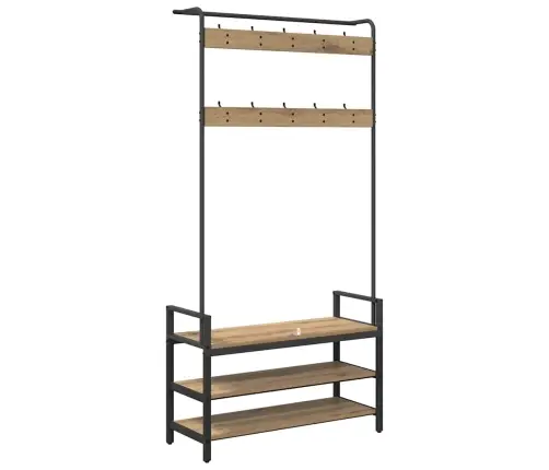 Pakaramais Amatnieku Ozola 95 X 34 X 184 Cm Inženierijas Koks Vidaxl