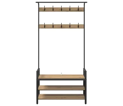 Pakaramais Amatnieku Ozola 95 X 34 X 184 Cm Inženierijas Koks Vidaxl