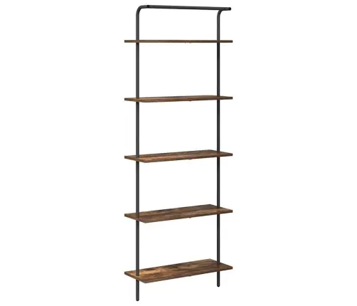 Grāmatu Plaukts Dūmakaina Ozolkoka 60 X 24 X 168 Cm Vidaxl