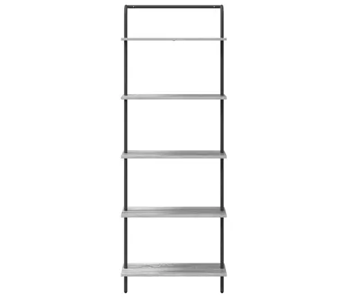 Knygų Lentyna Pilka Sonoma Ąžuolo 60 X 24 X 168 Cm