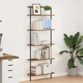 Grāmatu Plaukts Vecs Koks 60 X 24 X 168 Cm Inženierijas Koks Vidaxl