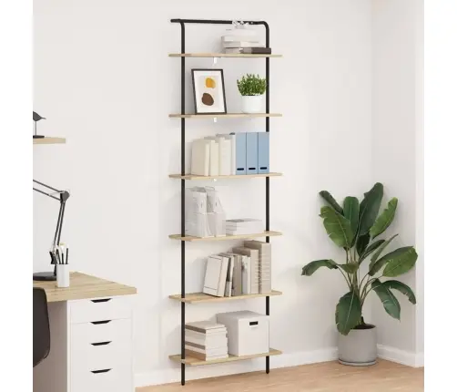 Grāmatu Plaukts Sonomas Ozola 60 X 24 X 203 Cm Vidaxl