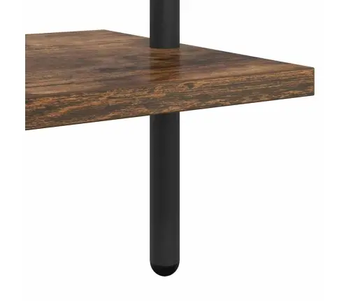 Grāmatu Plaukts Dūmakaina Ozolkoka 60 X 24 X 203 Cm Vidaxl