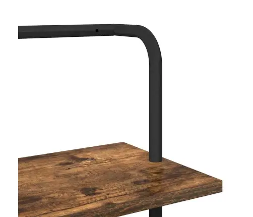 Grāmatu Plaukts Dūmakaina Ozolkoka 60 X 24 X 203 Cm Vidaxl