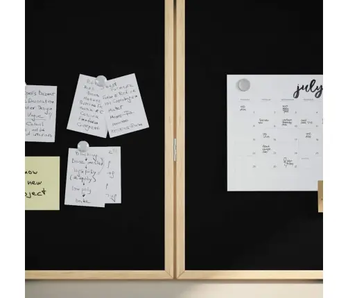 Krīta Tāfele Melna 80 X 1.4 X 80 Cm Priedes Masīvkoks Vidaxl