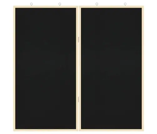 Krīta Tāfele Melna 80 X 1.4 X 80 Cm Priedes Masīvkoks Vidaxl