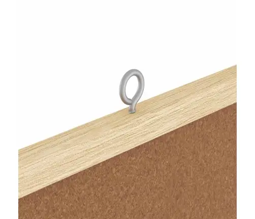 Korķa Dēlis Brūna 80 X 1.4 X 80 Cm Priedes Masīvkoks Vidaxl