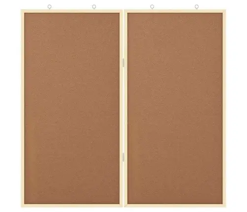 Korķa Dēlis Brūna 80 X 1.4 X 80 Cm Priedes Masīvkoks Vidaxl