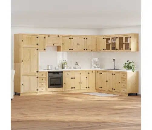 Plakans Ar Atvilktni Ar Plauktu Ar Durvīm Ciets Priedes Koks Vidaxl