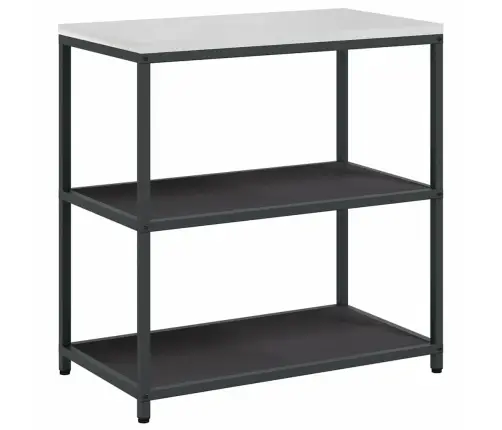 Virtuves Glabāšanas Komplekts 2 Pcs Melna 150 X 50 X 92 Cm Vidaxl