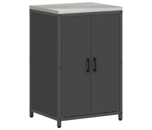 Virtuves Glabāšanas Komplekts 2 Pcs Melna 150 X 50 X 92 Cm Vidaxl