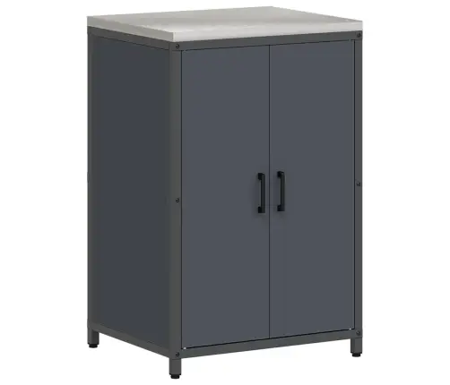 Virtuves Glabāšanas Komplekts 2 Pcs Antracīta 150 X 50 X 92 Cm Vidaxl