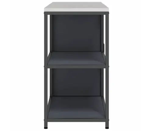 Virtuves Glabāšanas Komplekts 2 Pcs Antracīta 150 X 50 X 92 Cm Vidaxl