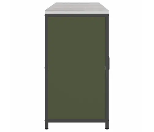 Virtuves Glabāšanas Komplekts 3 Pcs Olīvu Zaļš 210 X 50 X 92 Cm Vidaxl