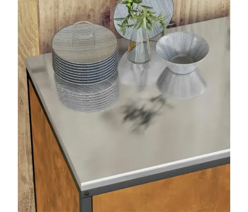 Virtuves Glabāšanas Komplekts 3 Pcs Rūsa 210 X 50 X 92 Cm Vidaxl