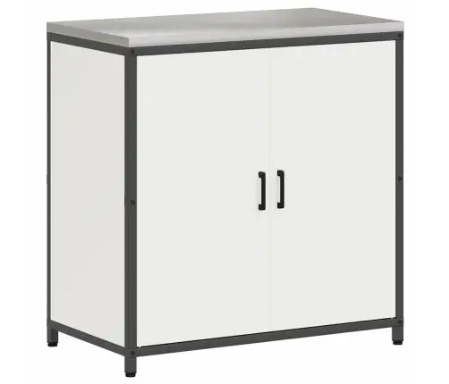 Virtuves Glabāšanas Komplekts 3 Pcs Balts 240 X 50 X 92 Cm Vidaxl