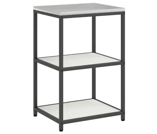 Virtuves Glabāšanas Komplekts 3 Pcs Balta 180 X 50 X 92 Cm Vidaxl