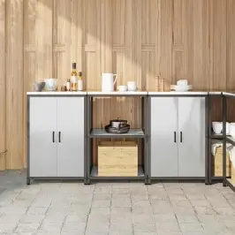 Virtuves Glabāšanas Komplekts 3 Pcs Sudraba Nerūsējošs Tērauds Vidaxl