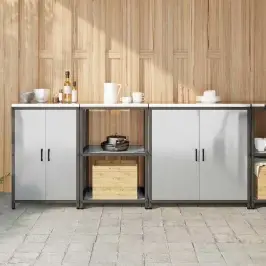 Virtuves Glabāšanas Komplekts 3 Pcs Sudraba Nerūsējošs Tērauds Vidaxl