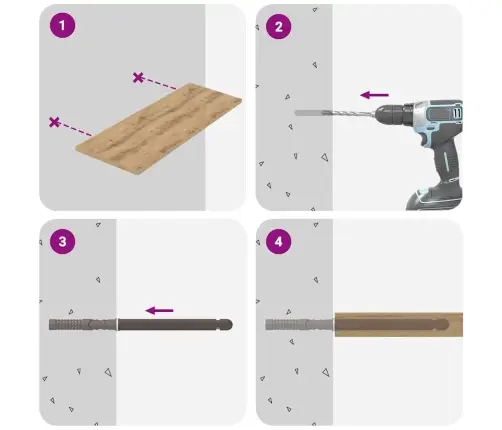 Peldējošo Plauktu Kronšteini 12 Pcs Brūna Ø10 X 170 Mm Tērauds Vidaxl