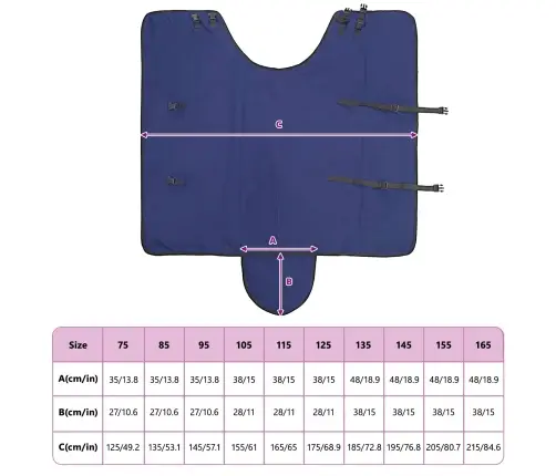Arklių Antklodė Tamsiai Žalia Ir Juoda 105 Cm Poliesteris