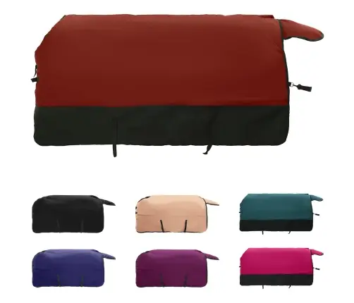 Zirgu Sega Tumši Zaļa Un Melna 115 Cm Poliesters Vidaxl