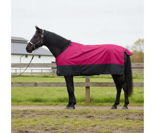 Arklių Antklodė Rožinė Ir Juoda 115 Cm Poliesteris