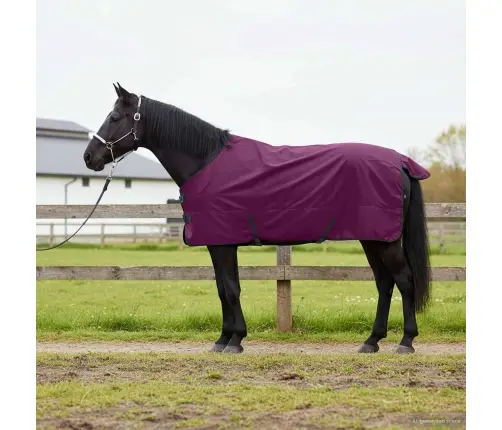 Zirgu Sega Tumši Zaļa Un Melna 115 Cm Poliesters Vidaxl