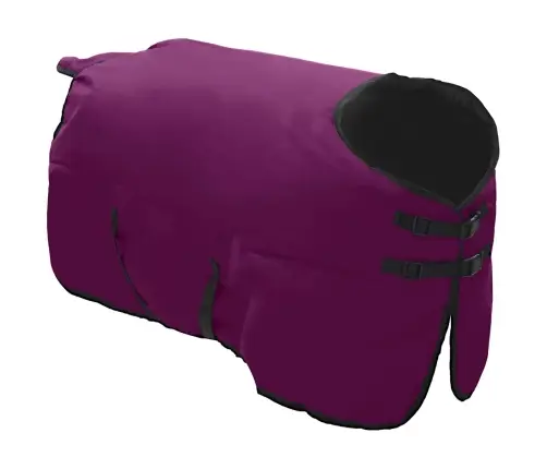 Zirgu Sega Tumši Zaļa Un Melna 125 Cm Poliesters Vidaxl