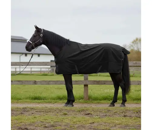 Zirgu Sega Tumši Zaļa Un Melna 105 Cm Poliesters Vidaxl