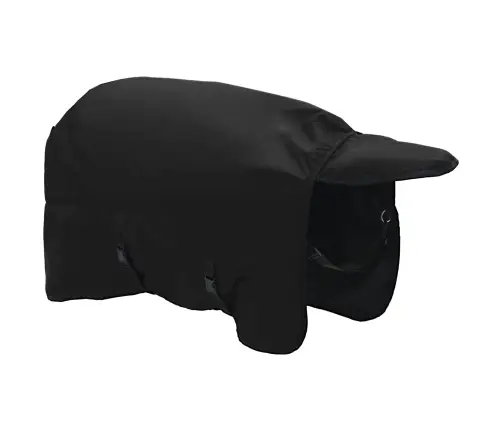 Zirgu Sega Tumši Zaļa Un Melna 105 Cm Poliesters Vidaxl