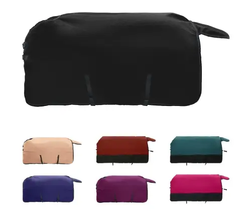 Zirgu Sega Tumši Zaļa Un Melna 105 Cm Poliesters Vidaxl