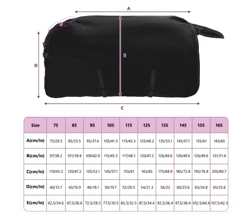 Zirgu Sega Tumši Zaļa Un Melna 105 Cm Poliesters Vidaxl