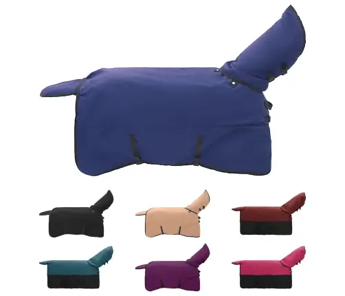 Zirgu Sega Tumši Zaļa Un Melna 95 Cm Poliesters Vidaxl