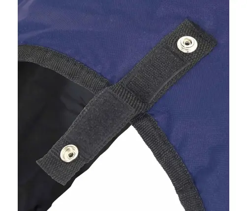 Zirgu Sega Tumši Zaļa Un Melna 115 Cm Poliesters Vidaxl