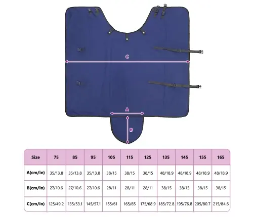 Zirgu Sega Tumši Zaļa Un Melna 115 Cm Poliesters Vidaxl