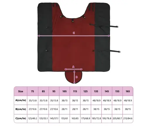 Zirgu Sega Tumši Zaļa Un Melna 75 Cm Poliesters Vidaxl