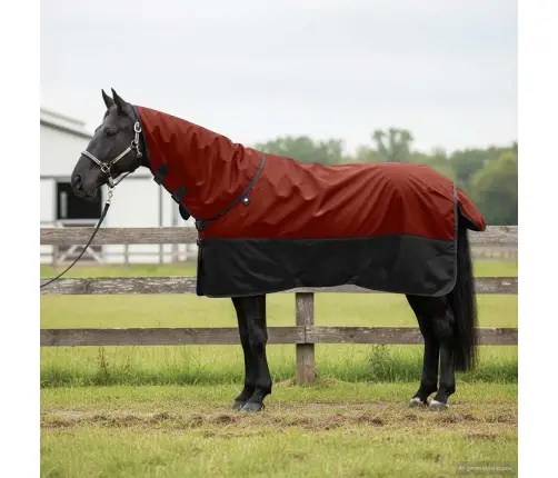 Hobuste Kätter Tume Roheline Ja Must 115 Cm Polüester