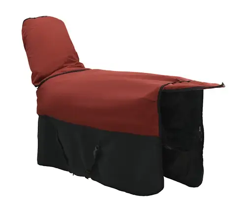 Zirgu Sega Tumši Zaļa Un Melna 125 Cm Poliesters Vidaxl