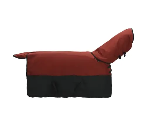 Zirgu Sega Tumši Zaļa Un Melna 125 Cm Poliesters Vidaxl