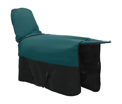 Zirgu Sega Tumši Zaļa Un Melna 105 Cm Poliesters Vidaxl