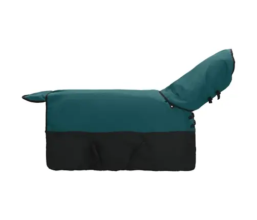 Zirgu Sega Tumši Zaļa Un Melna 135 Cm Poliesters Vidaxl