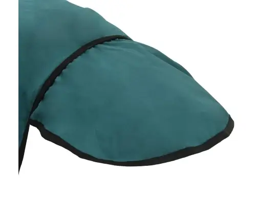 Arklių Antklodė Tamsiai Žalia Ir Juoda 155 Cm Poliesteris